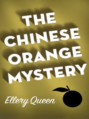 cover image of Chinese Orange Mystery